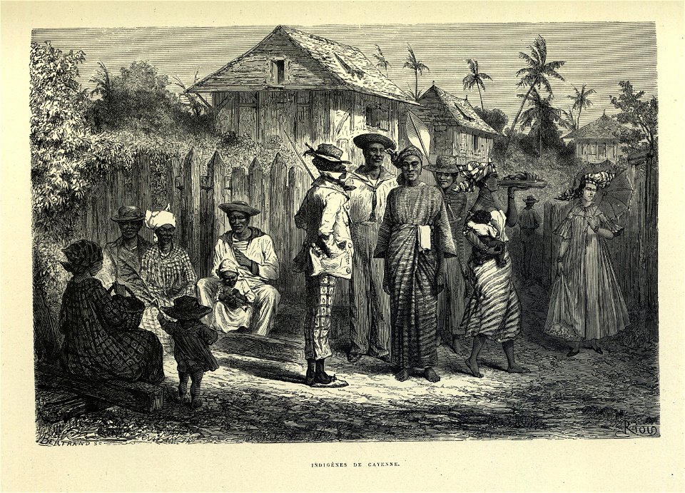 Édouard Riou - Indigènes de Cayenne