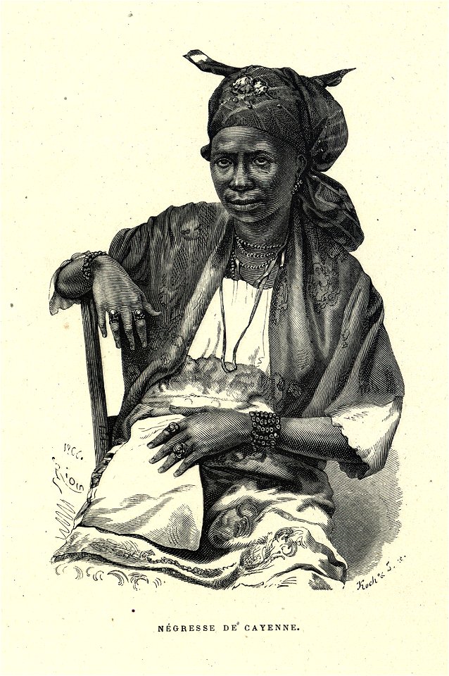 Édouard Riou - Négresse de Cayenne