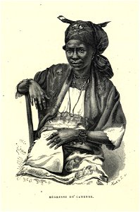 Édouard Riou - Négresse de Cayenne