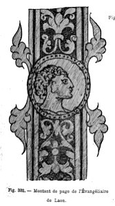 Évangéliaire de Laon bord de page 38966