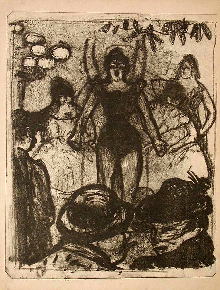 Émile Bernard La Chanteuse (The Singer) c1887