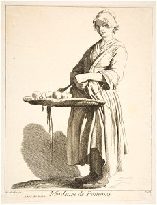 Études prises dans le bas peuple ou les Cris de Paris - Vendeuse de Pommes