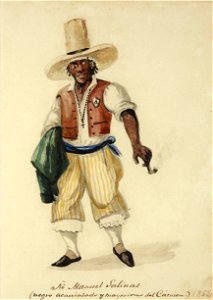Ño Manuel Salinas (negro acaudalado y mayordomo del Carmen) (1858)