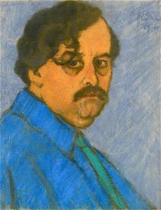 Önarckép (Kékruhás önarckép) 1912