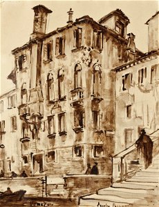 Émile Bernard Vue de Venise c1922