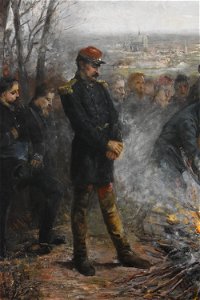 Étienne Dujardin-Beaumetz - Le général Lapasset brûlant ses drapeaux 05