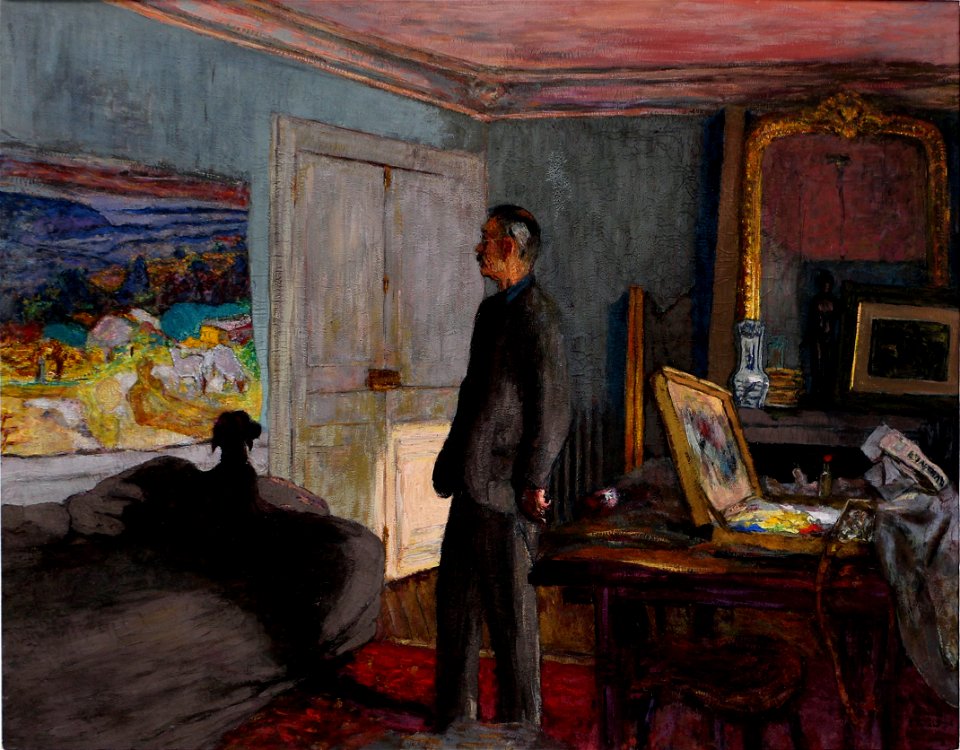 Édouard vuillard, ritratto di pierre bonnard, 1930-35, 01 (cropped)