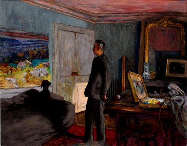 Édouard vuillard, ritratto di pierre bonnard, 1930-35, 01 (cropped)