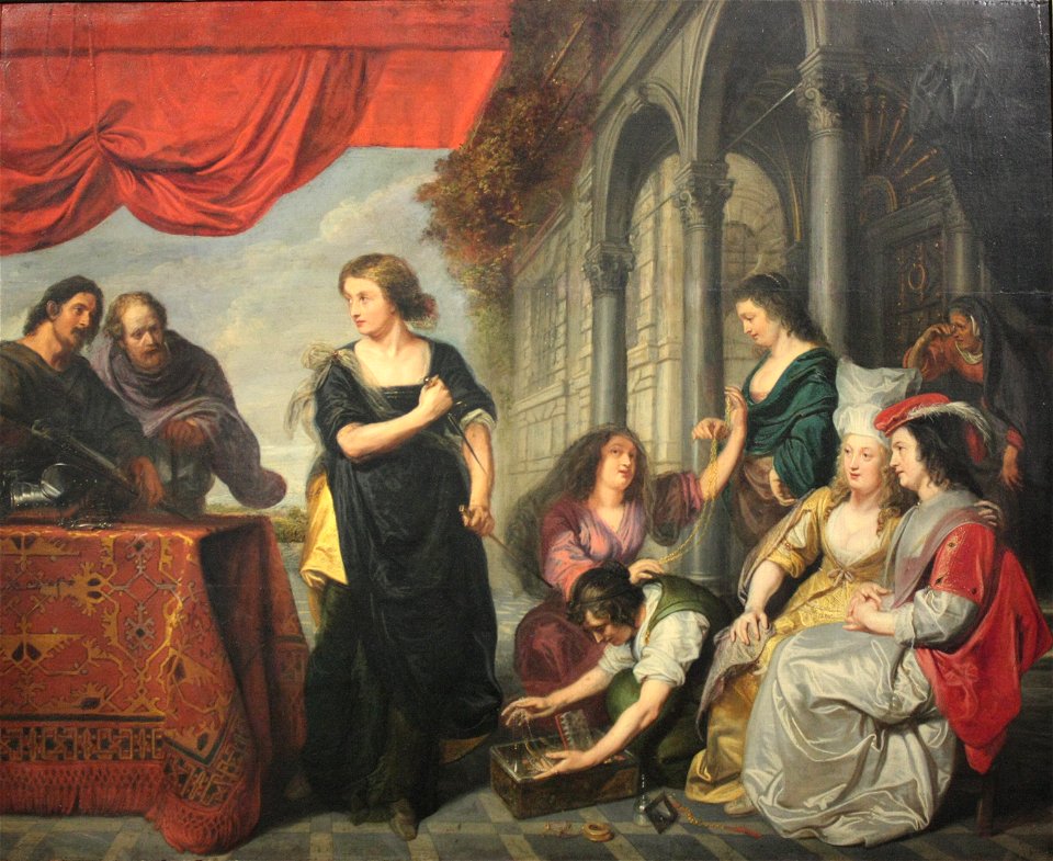 Érasme II Quellin - Ulysse à la cour de Lycomède 01