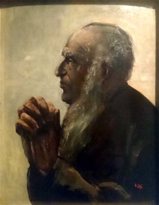 Étude d'homme de profil - Lesser Ury - Musée juif de Berlin