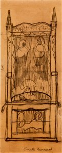 Émile Bernard Design for a Cabinet Chair