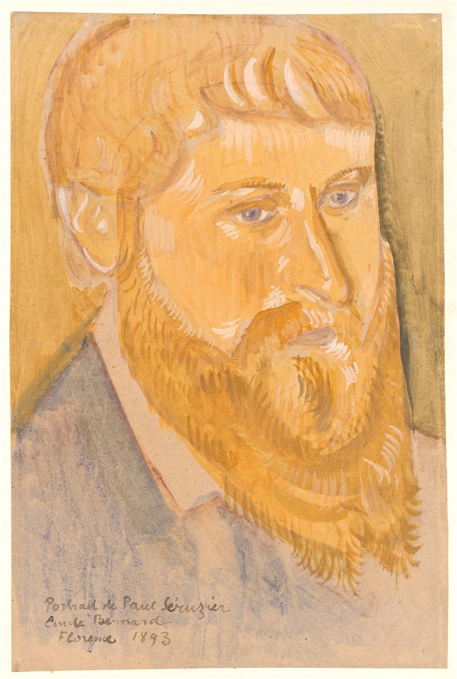 Émile Bernard (French, 1868-1941) - Portrait of Paul Sérusier - 2018.76 - Cleveland Museum of Art