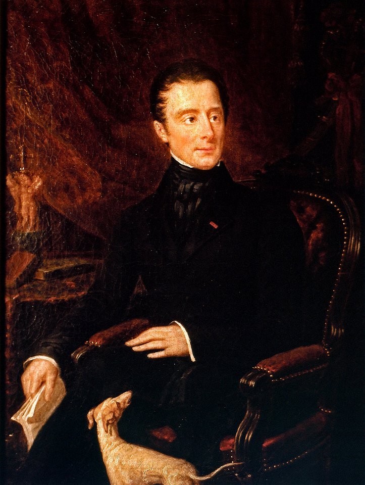 Élisa de Lamartine - Portrait d'Alphonse de Lamartine (1790-1869), poète et homme politique - P1507 - Musée Carnavalet