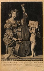 Étienne Picart - Santa Cecília cantando os louvores de Deus