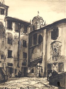 Émile Bernard - Genève, et le port (01)