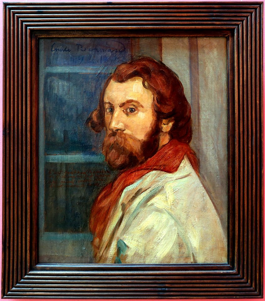 Émile bernard, autoritratto, 1901