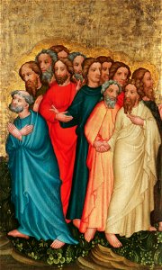 Österreichischer oder böhmischer Maler (^) - Apostelabschied - 8503 - Österreichische Galerie Belvedere
