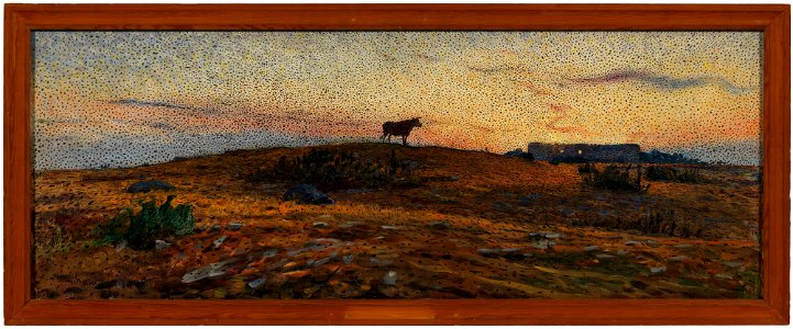 Öland Heath at Sunset (Nils Kreuger) - Nationalmuseum - 18684
