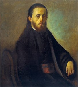 Đura Jakšić - Sveštenik Kosta Rašković, 1865, Galerija Matice srpske