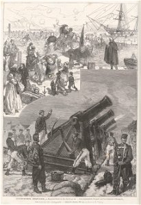 Événements d'Espagne. — Bombardement de Carthagéne, de Vierge