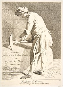 Études prises dans le bas peuple ou les Cris de Paris - Tailleur de Pierres