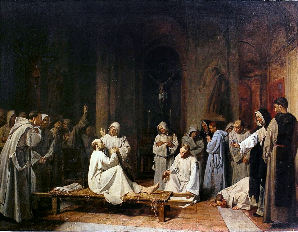 Últimos momentos de Fray Charles Climaque (Museo del Prado)FXD