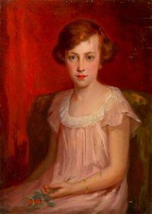 Ľudovít Pitthordt - Sediace dievčatko - O 6976 - Slovak National Gallery