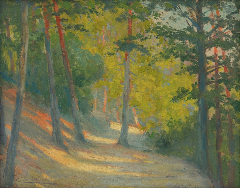 Ľudovít Čordák - Cestička na Bankov - O 195 - East Slovak Gallery