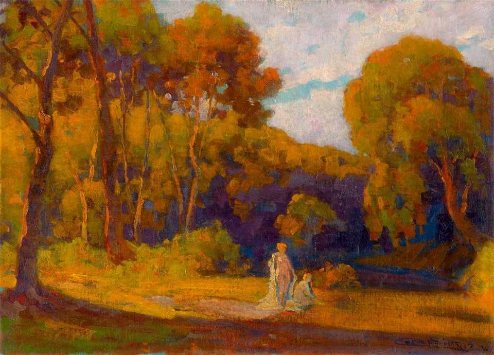 Ľudovít Čordák - At Sunset - O 2223 - Slovak National Gallery