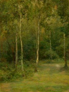 Ľudovít Čordák - Lesnatá krajina s briezkami - O 400 - Slovak National Gallery