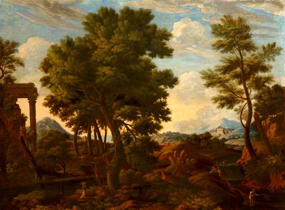 Étienne Allegrain (1644-1736) (style of) - Classical Landscape with Figures - 1530124.2 - National Trust