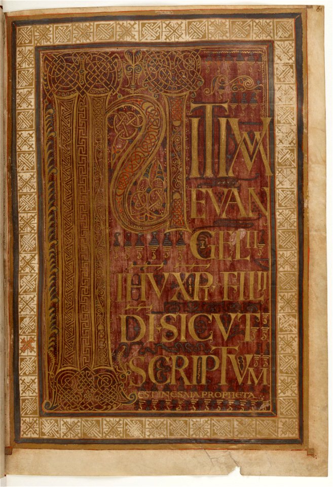 Évangéliaire de St-Martin-des-Champs - Arsenal599 f61