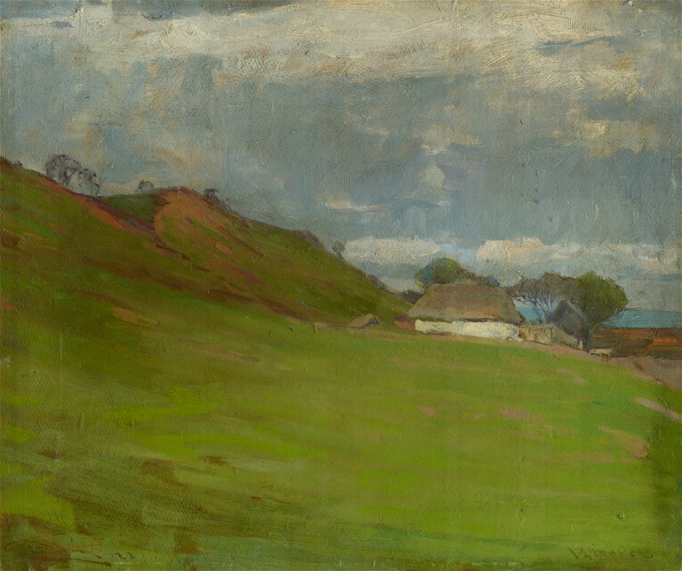Ľudovít Čordák - Hradište vo Vaľkovciach - O 145 - East Slovak Gallery
