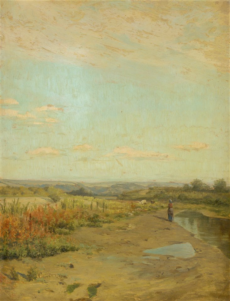 Ľudovít Čordák - Malá pastierka - O 7097 - Slovak National Gallery