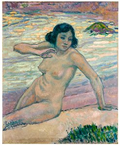 ÉTUDE POUR APRÈS LA BAIGNADE – ÉTUDE D’UN NU)