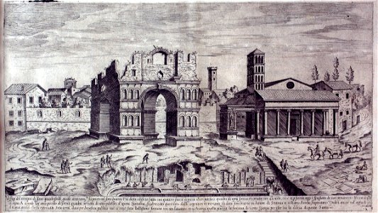 Étienne Dupérac - Janus Quadrifrons