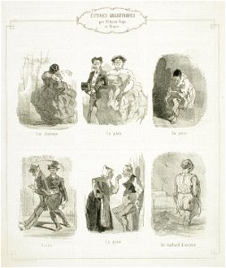 Études Maritimes (Uylenspiegel, No. 10, 5 Apr. 1857) lithograph (32.39 x 30 cm) Los Angeles County Museum