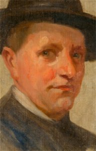 Ľudovít Pitthordt - Head Study of a Man - O 918 - Slovak National Gallery