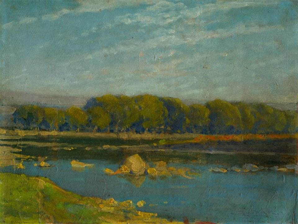 Ľudovít Čordák - Pri rieke - O 2555 - East Slovak Gallery