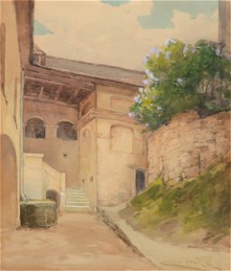 Ľudovít Čordák - Vnútro hradu Krásna Hôrka - K 80 - East Slovak Gallery