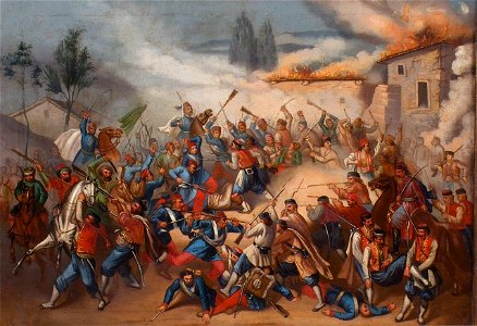 Đura Jakšić - Boj Crnogoraca s Turcima, 1846, Narodni muzej