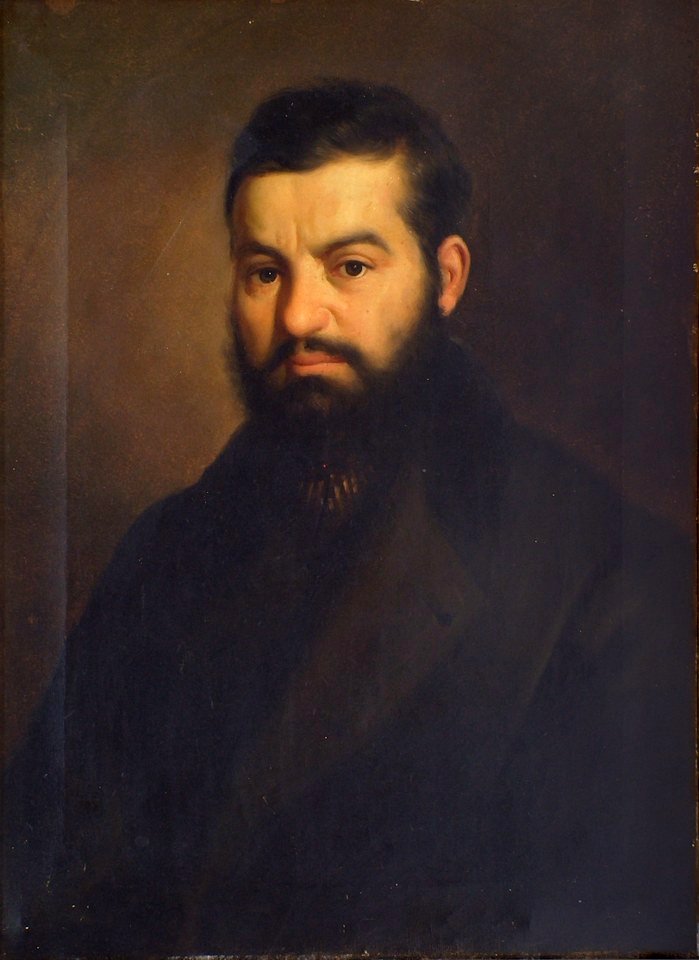 Đura Jakšić - Portret Hadžinikolića, 1868, Narodni muzej