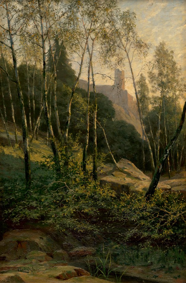 Ľudovít Čordák - Slanecký hrad - O 988 - Slovak National Gallery