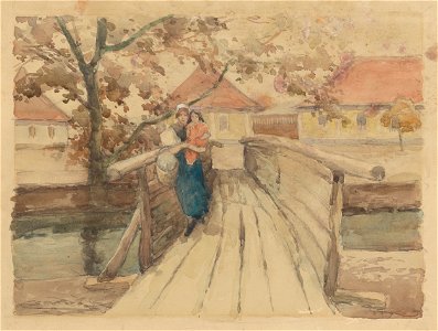 Ľudovít Čordák - Drevený most - K 32 - East Slovak Gallery