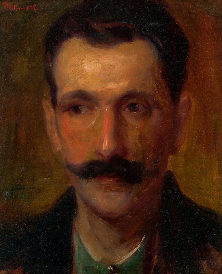 Ľudovít Pitthordt - Man's Head - O 902 - Slovak National Gallery