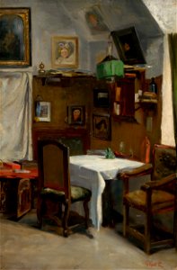 Ľudovít Pitthordt - Štúdia mníchovského ateliéru - O 930 - Slovak National Gallery