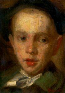 Ľudovít Pitthordt - Head of a Boy - O 848 - Slovak National Gallery