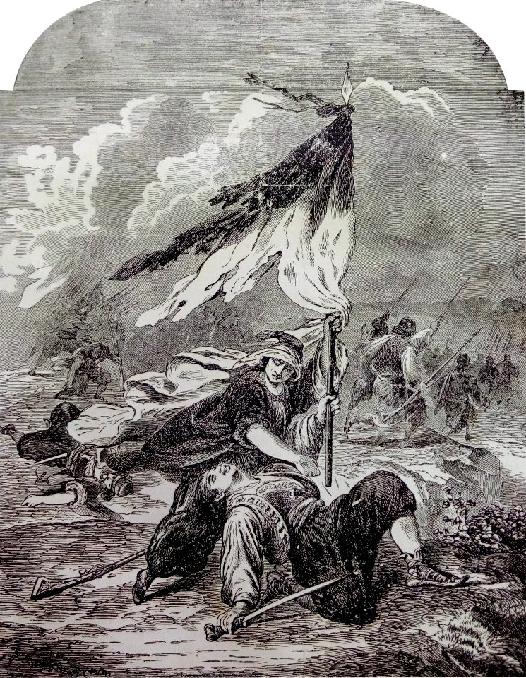 Đura Jakšić - Crnogorka, Beogradske ilustrovane novine, 1866