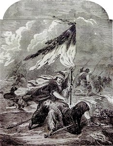 Đura Jakšić - Crnogorka, Beogradske ilustrovane novine, 1866