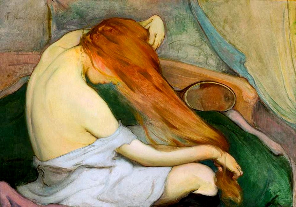 Ślewiński Władysław, Czesząca się, 1897